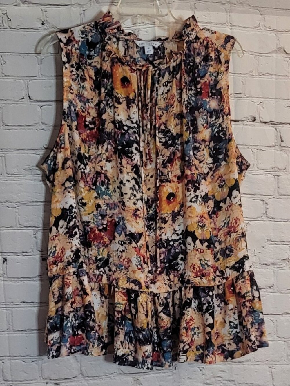 Boutique, Size 1X, Orange Multi Floral